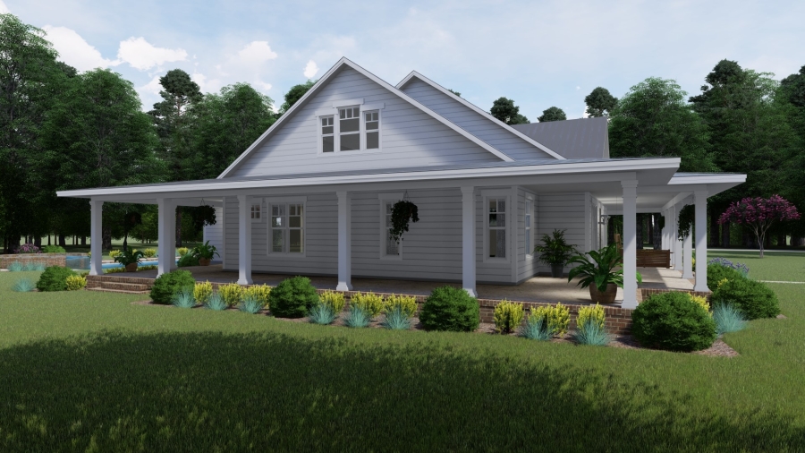 Ranch House Plans With Wrap Around Porch
