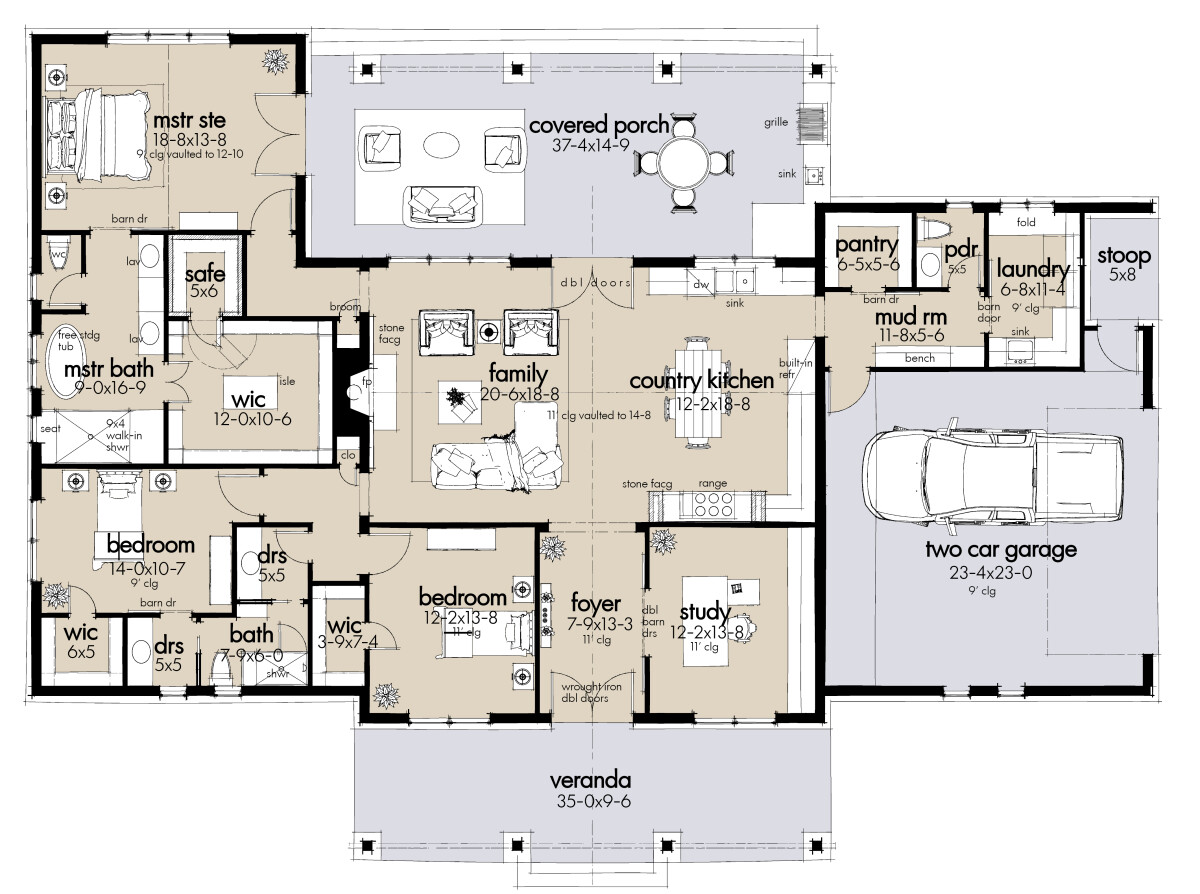 Barndominimium House Plans 2486: Dos Riatas Ranch